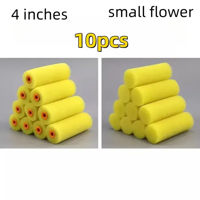 Petits rouleaux de peinture avec cadre à rouleau