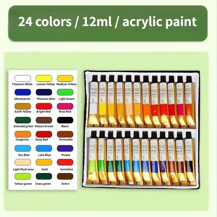 Assortiment de peinture acrylique
