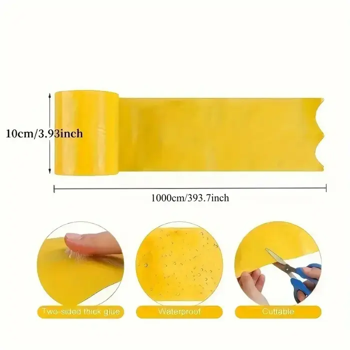 Rouleau de ruban adhésif Double face pour barrière contre les insectes