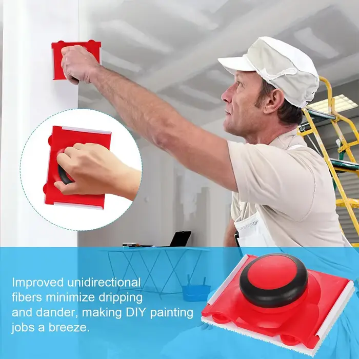 Coupe-bordure de peinture Plus tampon de plafond mural d'angle applicateur de peintre outil