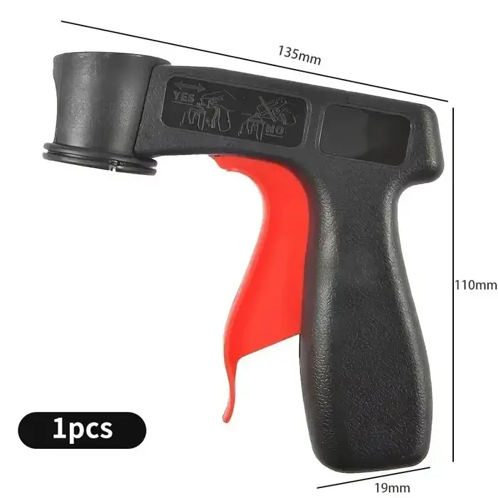 Adaptateur de gâchette pour pulvérisateur de peinture en aérosol portable en plastique