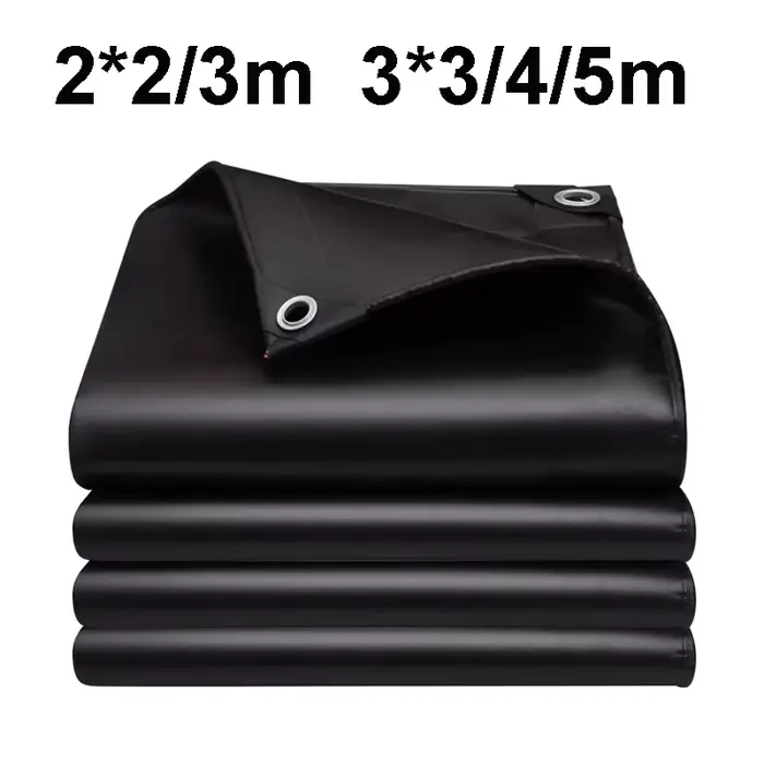 Bâche noire robuste, imperméable