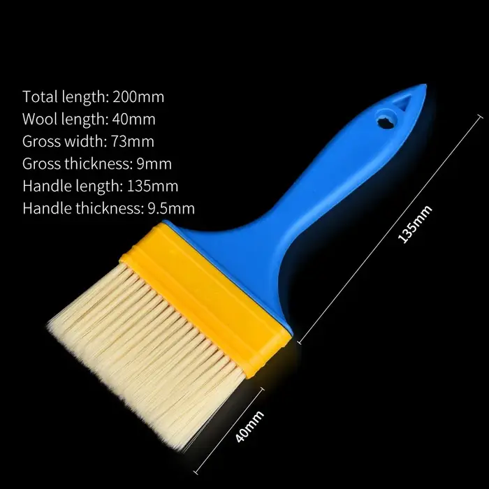 Pinceaux à peinture multifonctionnels avec manche en bois