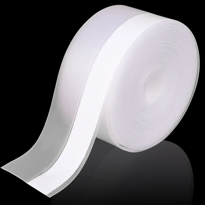 Bande d'étanchéité transparente en silicone, joint de porte coupe-froid, bande de ruban isolant, ban