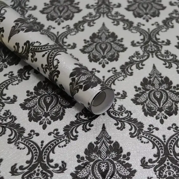 Papier peint auto-adhésif en PVC imperméable pour la rénovation de meubles, idéal pour les murs du s