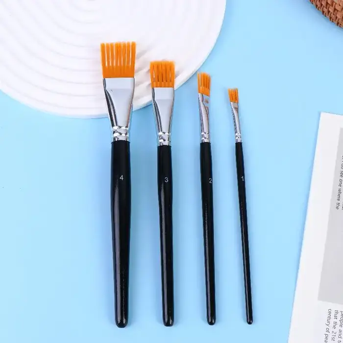 Pinceaux à aquarelle, design ergonomique