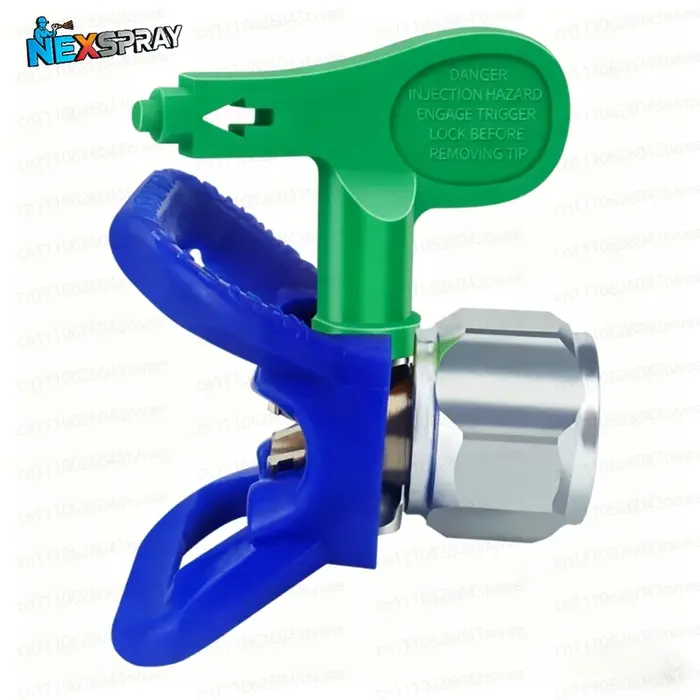 Pistolet de pulvérisation de peinture sans air 1 pièce vert avec filtre et buse