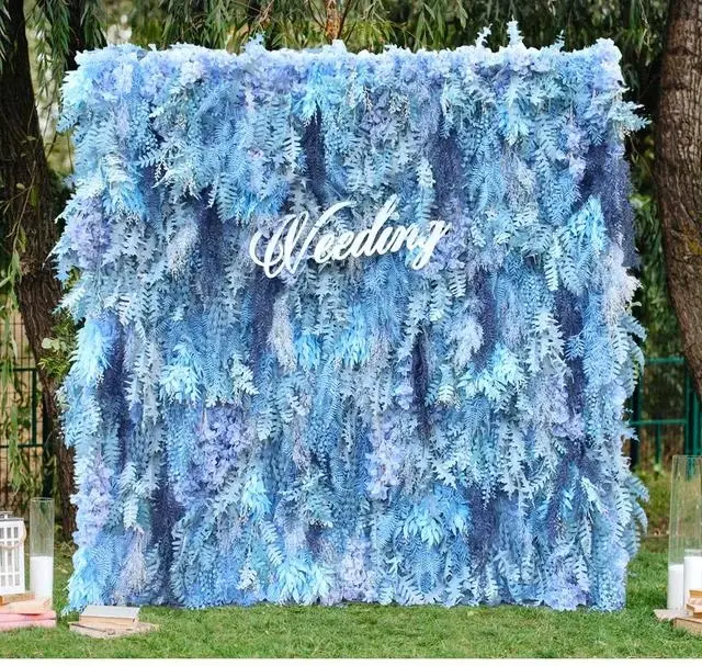 XUELY X8055 Mur de fleurs artificielles en tissu enroulable