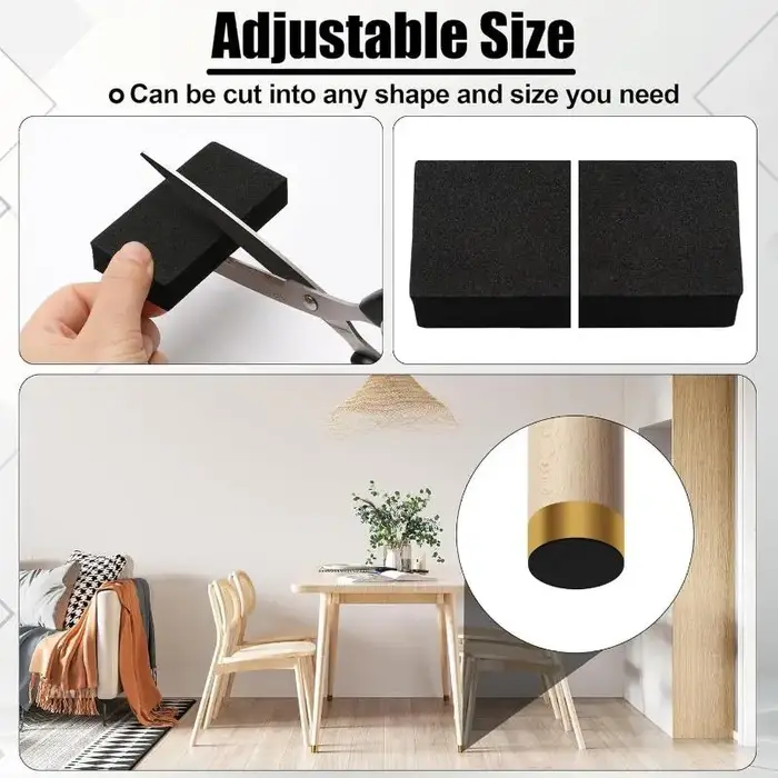 Coussinets adhésifs en mousse EVA double face 10/20 pièces, protecteurs muraux amortisseurs de chocs pour canapé et banc, utilisation anti-vibration
