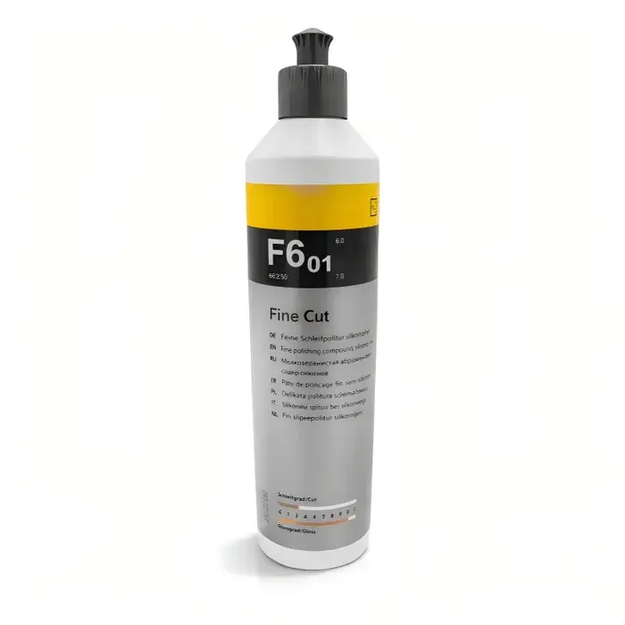 F6.01 Polish Fini Lisse – Finition Peinture Soyeuse, Formule Micro-Abrasive pour Voitures