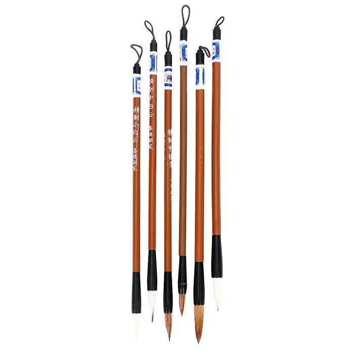 Pinceau de peinture pratique en bambou