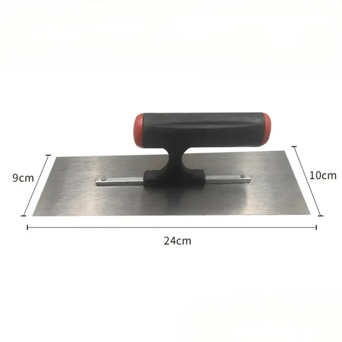 Truelle à plâtre pour cloisons sèches, outil de finition pour le lissage des surfaces murales et de raclage du ciment