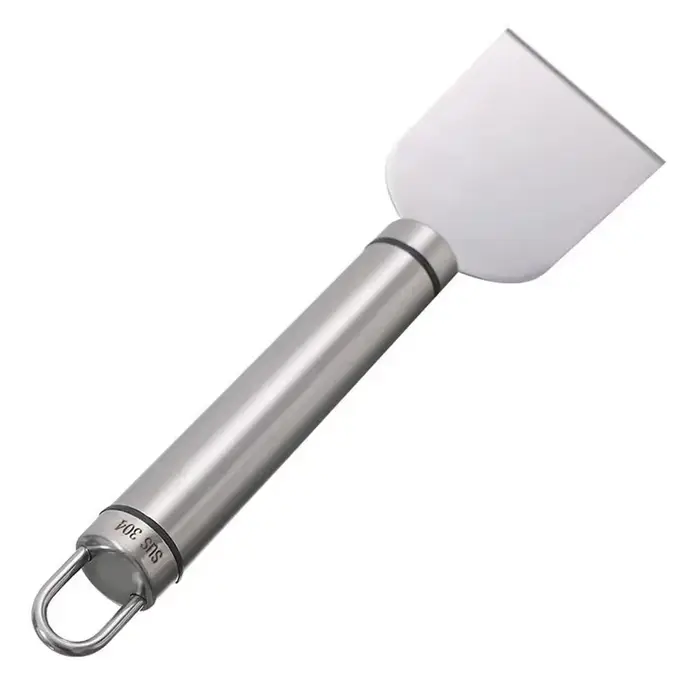 Grattoir de nettoyage multifonctionnel en acier inoxydable, pour réfrigérateur et cuisine, élimine l
