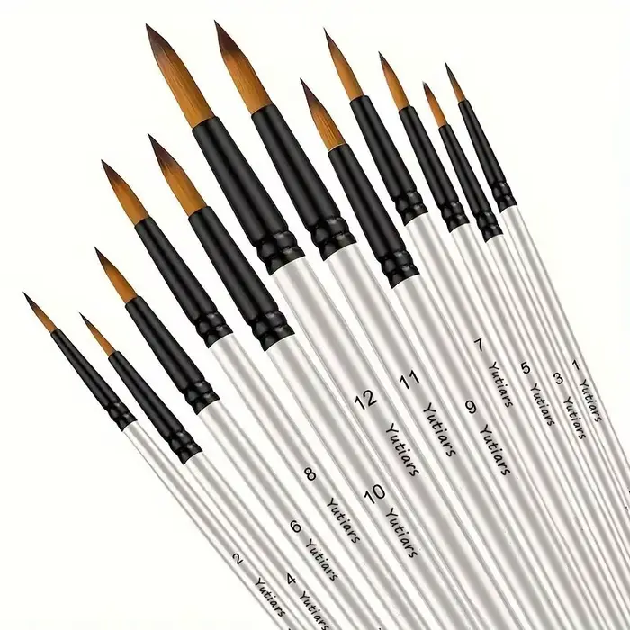 Ensemble de pinceaux de peinture acrylique