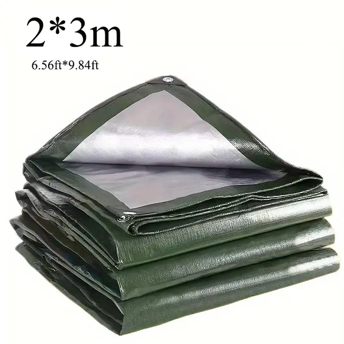 Bâche imperméable verte argentée TarLII