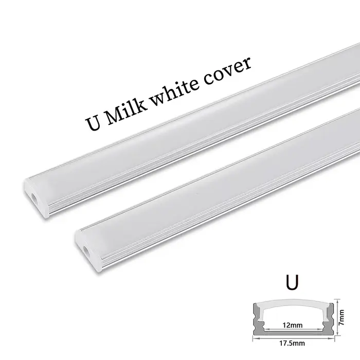 Profilé en aluminium pour bande LED encastrée