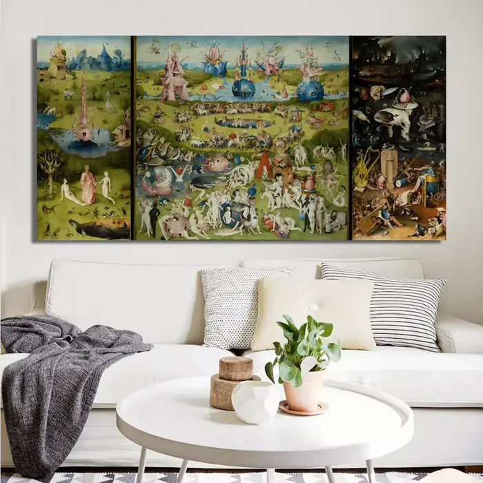 Bosch hiéonymus le jardin de la délice terrestre affiche
