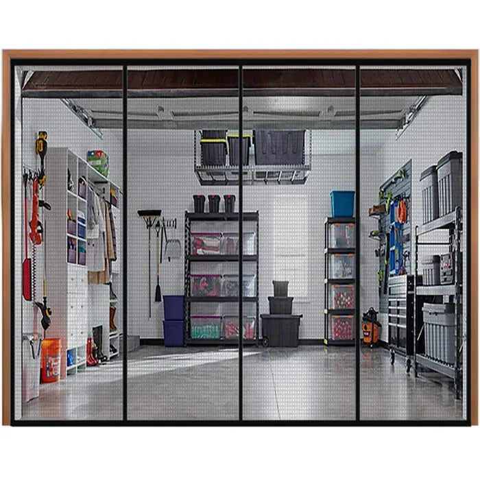 Rideau de porte de Garage magnétique de grande taille
