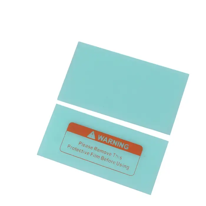 Plaque de protection en plastique (PC)