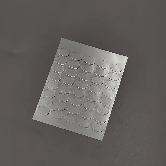 200 pièces de coussinets adhésifs transparents double face - Non marquant