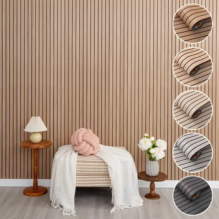 1 rouleau de carreaux muraux auto-adhésifs autocollants Grain de bois papier peint chambre cuisine salle de bains salon