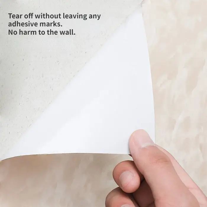 Rouleau de papier peint adhésif pour salle de bain