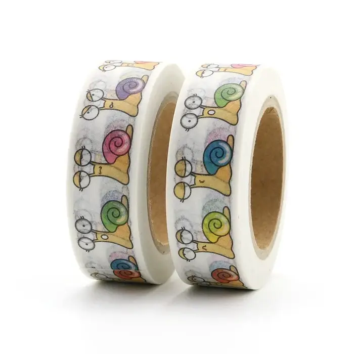 Bandes adhésives décoratives en papier Washi