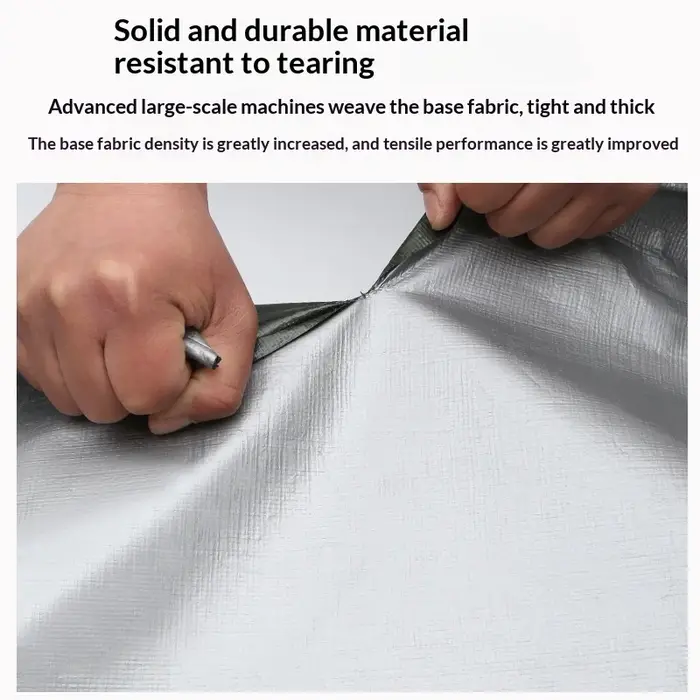 Bâche imperméable en toile double couche épaissie pour extérieur