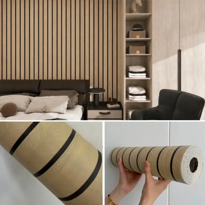 Papier peint auto-adhésif en Grain de bois
