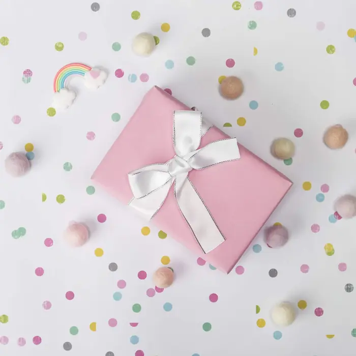 Rouleau kraft rose 30 cm de large papier recyclable naturel