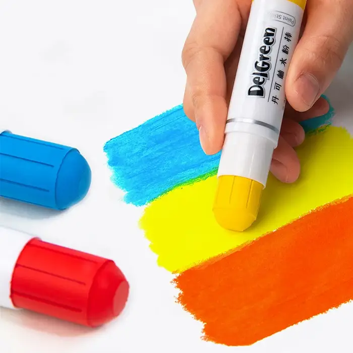 Lot de 12/24 couleurs de gouaches solides douces