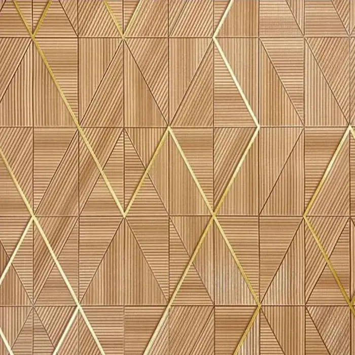 Rouleau de papier peint rayé contemporain