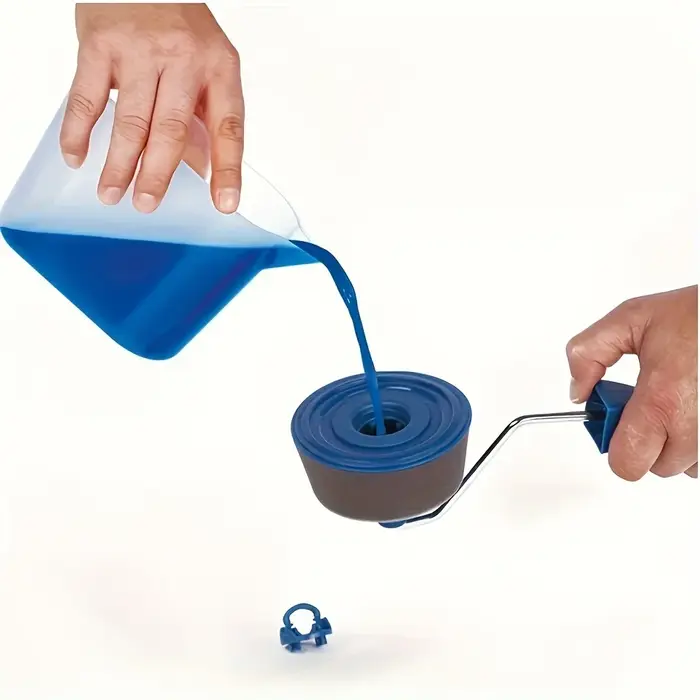 Rouleau de peinture multifonctionnel et poignée de brosse d'angle