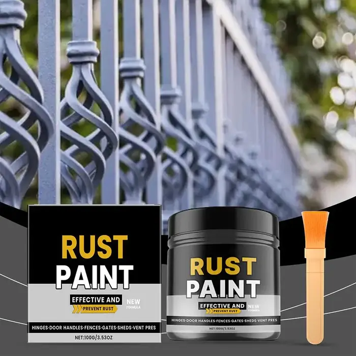 Peinture multi-usages anti-rouille haute performance pour portails en fer
