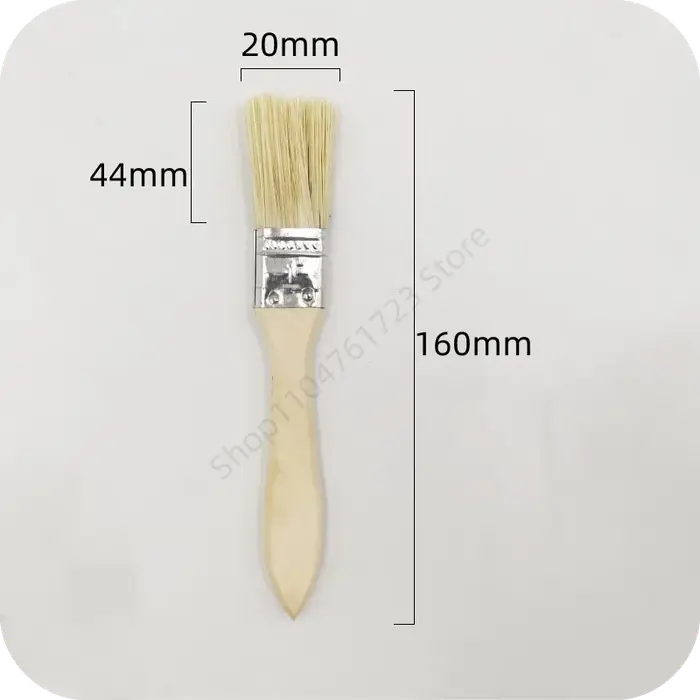Lot de 5 pinceaux de peinture de qualité supérieure avec manche en bois