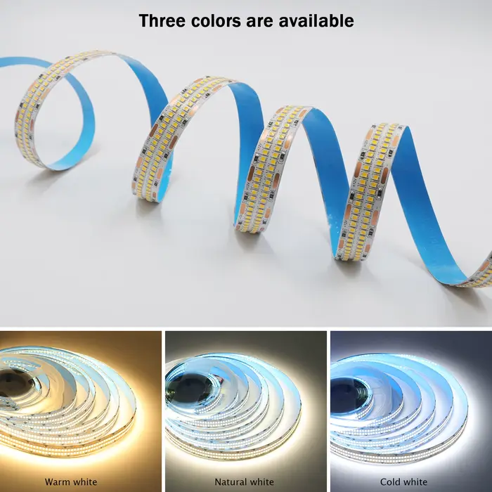 2835 2025 bandes lumineuses LED 12V Super lumineux 624/480/240LED s/m ruban Flexible Double rangée IP21 IP67 bande LED étanche