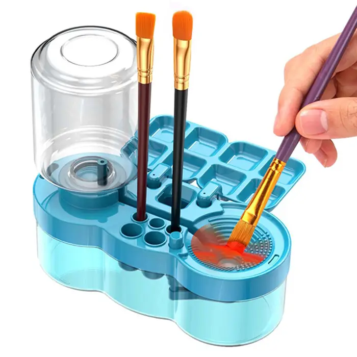 Outils de nettoyage de pinceaux à peinture 4 en 1