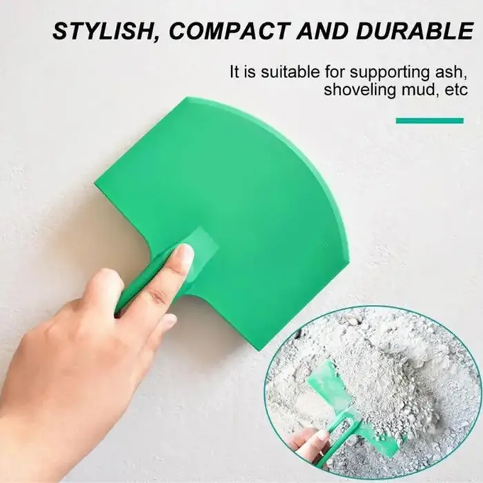 1/2 pièces seau incurvé pelle grattoir Spackle peinture mastic couteau cloisons sèches finition plâtre grattage décalcomanies Patch outils de Construction