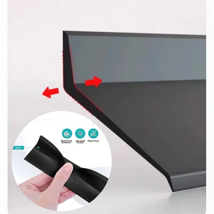Barrière d'étanchéité flexible pour rebord de fenêtre