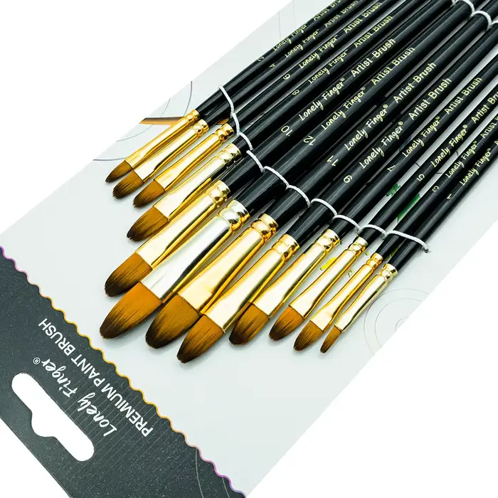 Ensemble de pinceaux pour artistes