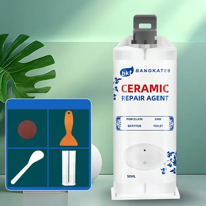 Pâte de réparation pour carrelage et glaçage céramique