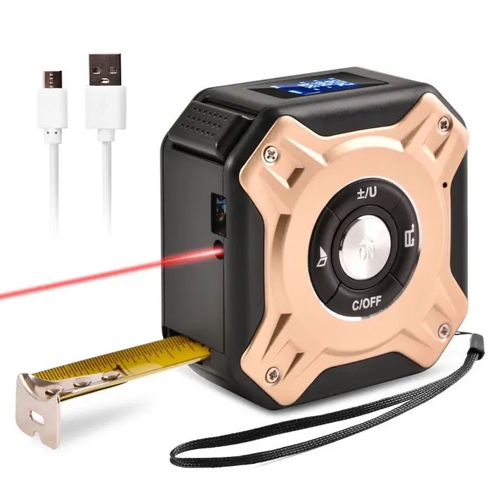 Mètre laser 40 m 2 en 1
