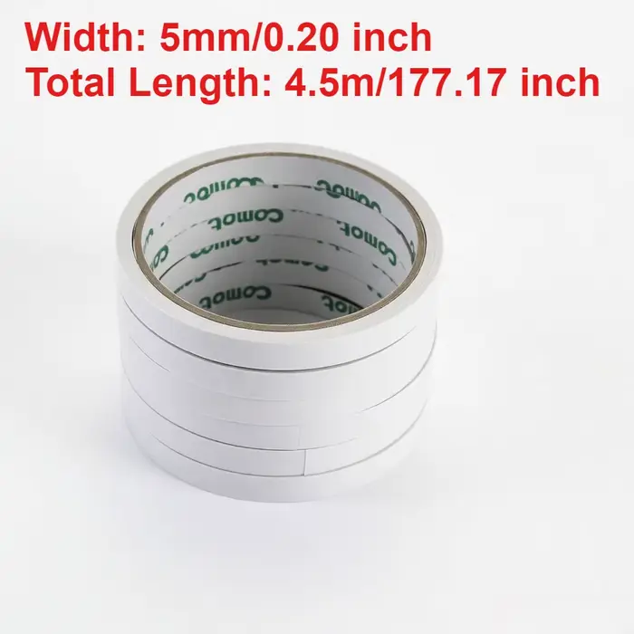 6 rouleaux de ruban adhésif Double face Transparent, sans résidus, solide pour la fabrication de car