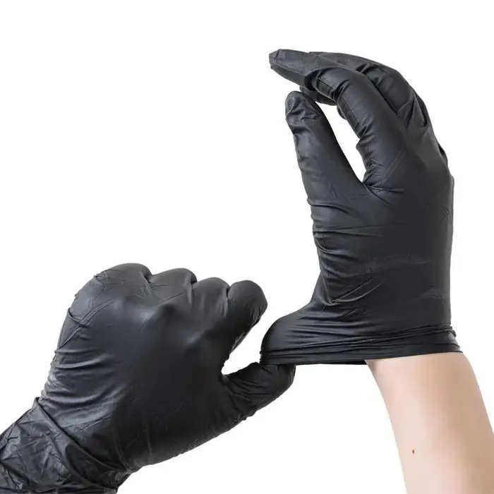 Gants jetables en Nitrile noir