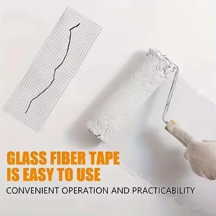 1 rouleau de ruban adhésif en fibre de verre de 30M