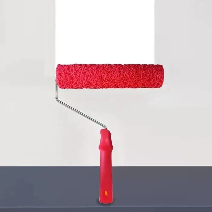 Rouleau à enduit mural texturé pour un lissage parfait – Outil de construction