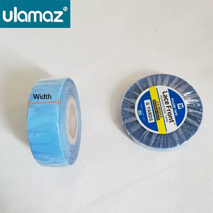 Rubans adhésifs bleus pour le bain