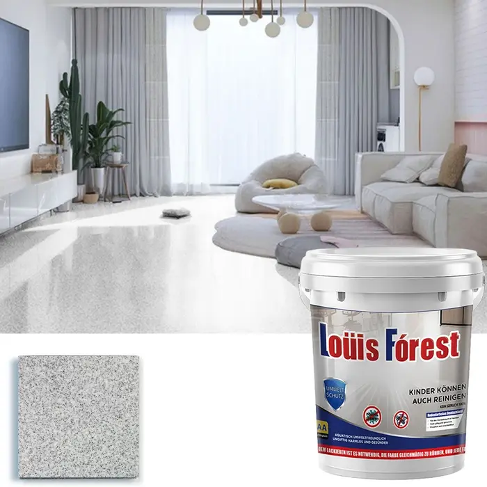 Revêtement de sol époxy effet marbre brillant 500 ml