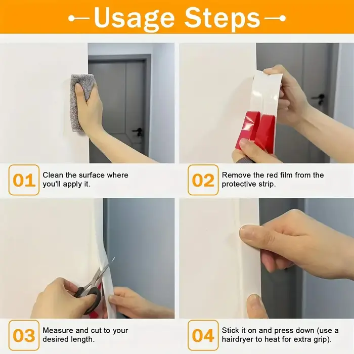 Bande de protection anti-collision pour coin mural de 3 mètres