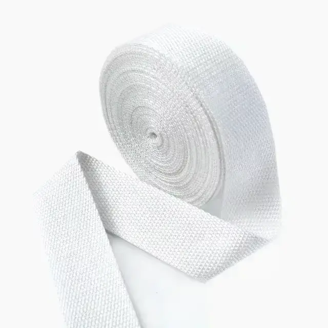 Ruban décoratif en coton épais de 5 mètres, 20-38mm, 1.3mm d'épaisseur, pour coudre des sangles de s